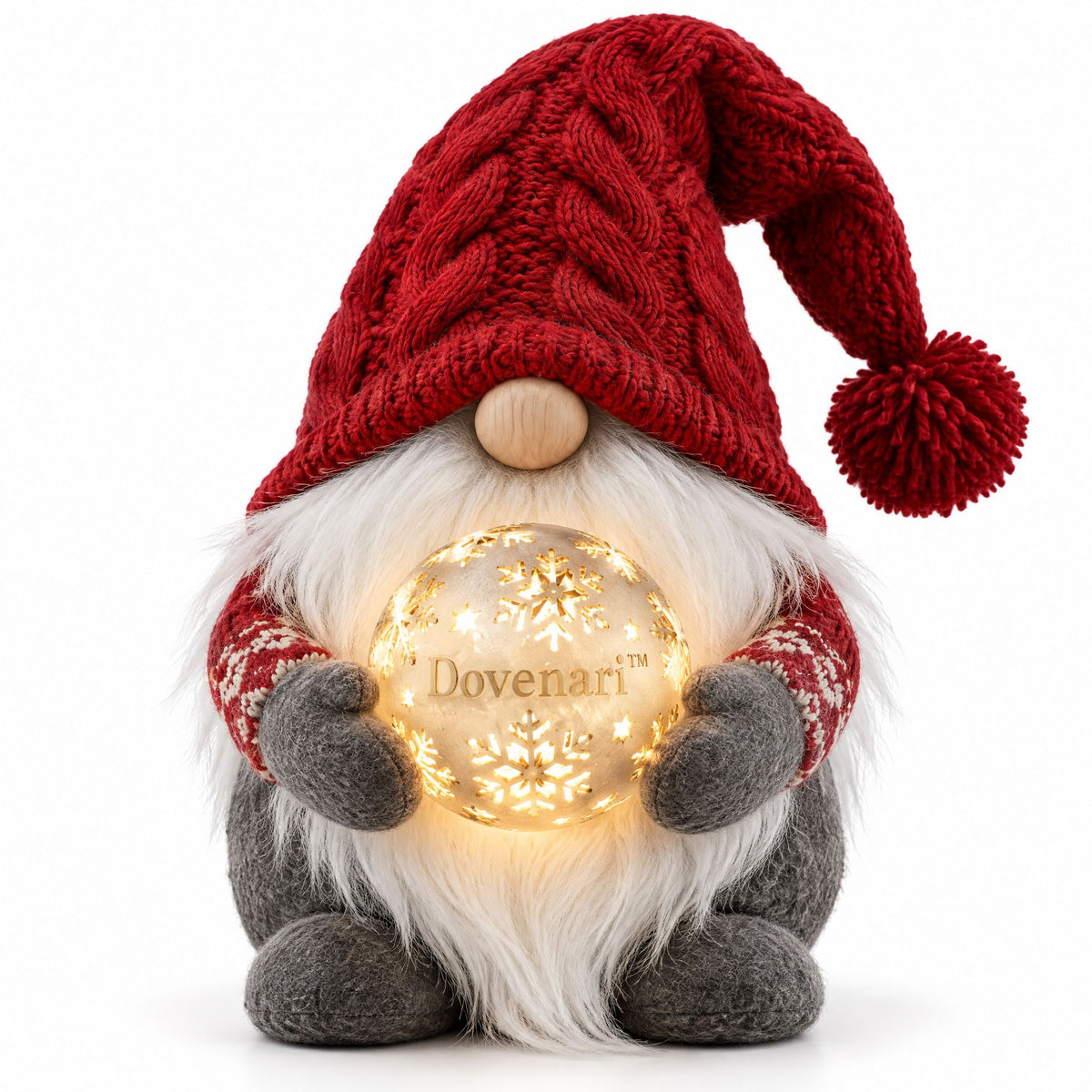 Dovenari™ Snowflake Glow Christmas Gnome LED Night Light